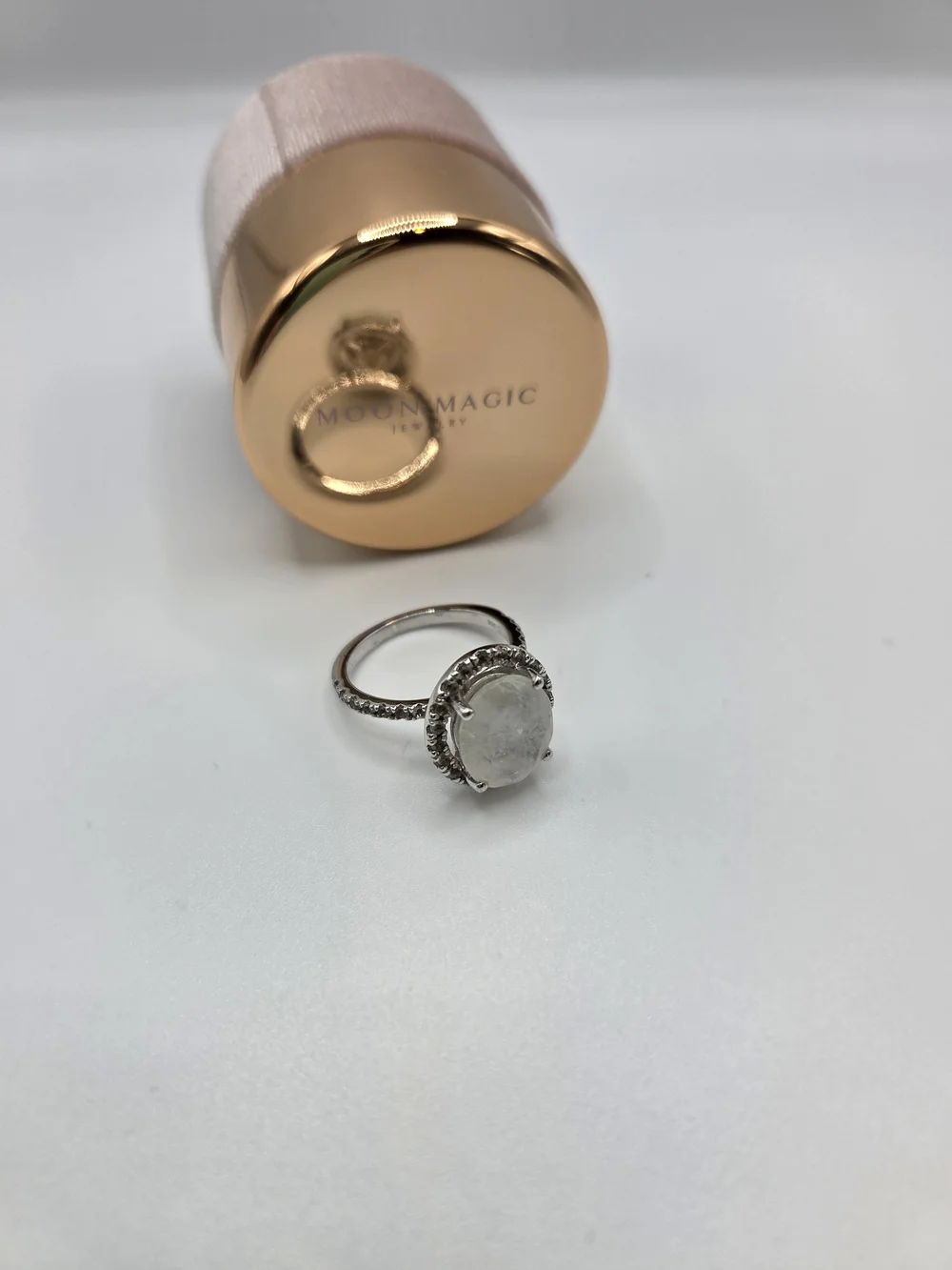 Moon Magic Sterling Silver And Moonstone Size 7